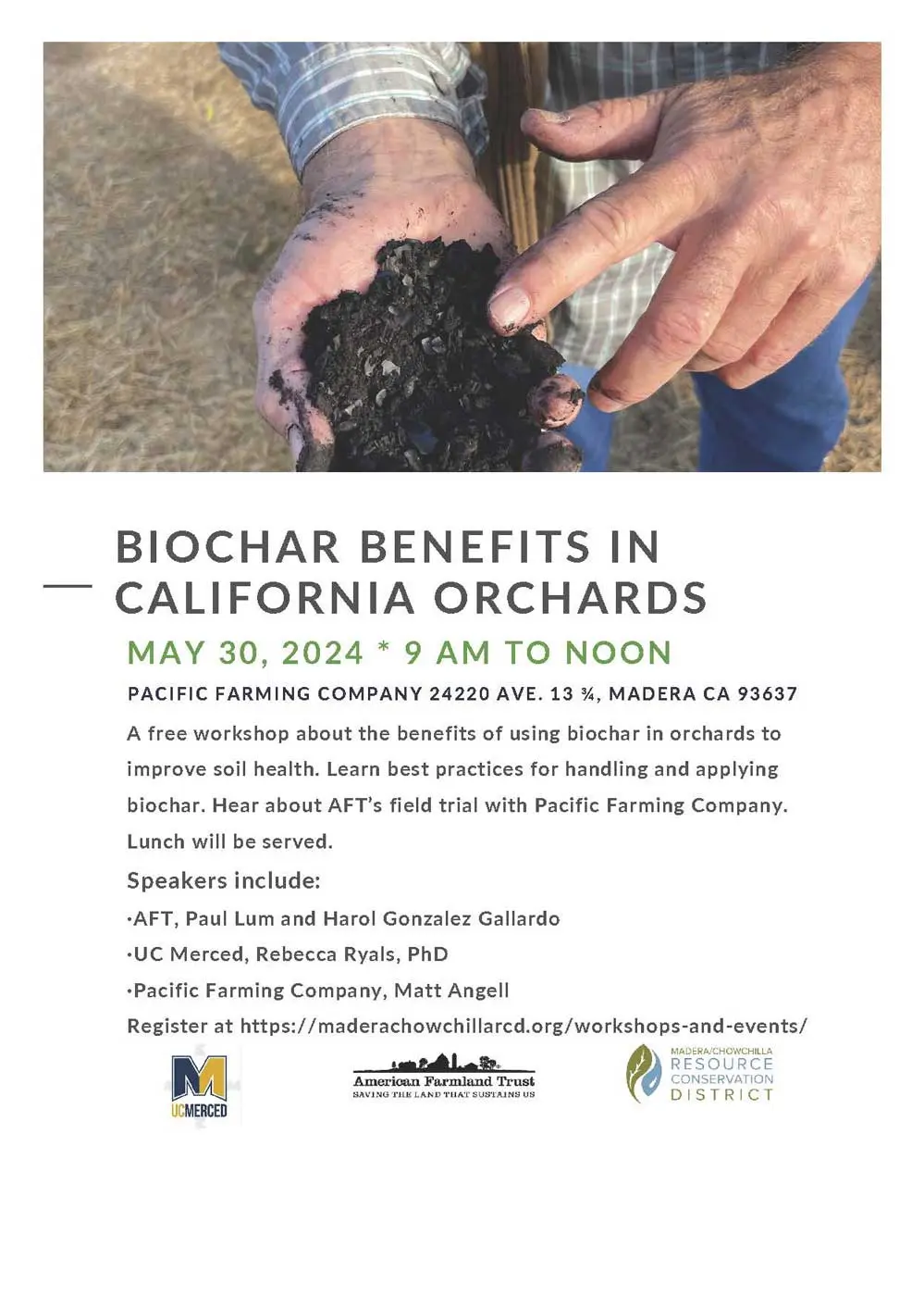 Biochar Benefits in California Orchards flyer