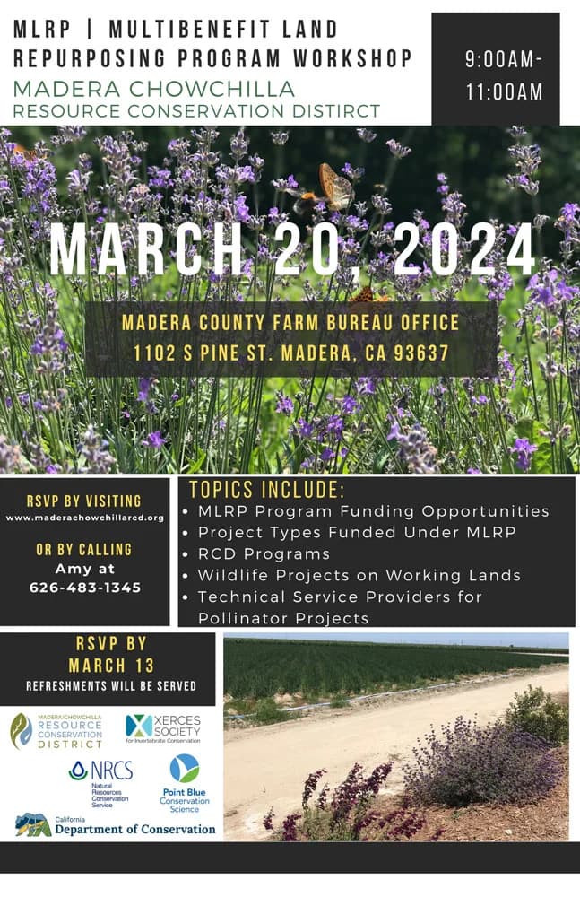 MLRP | Multibenefit Land Repurposing Program Workshop flyer