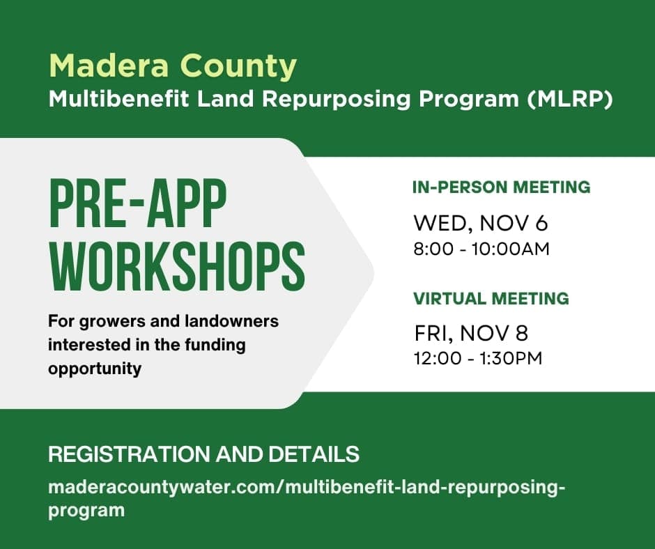 Multibenefit Land Repurposing Program (MLRP) flyer
