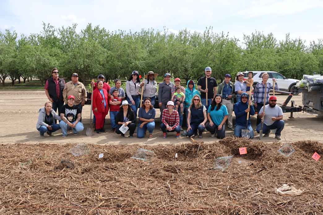 Water conservation irrigation system on farmland