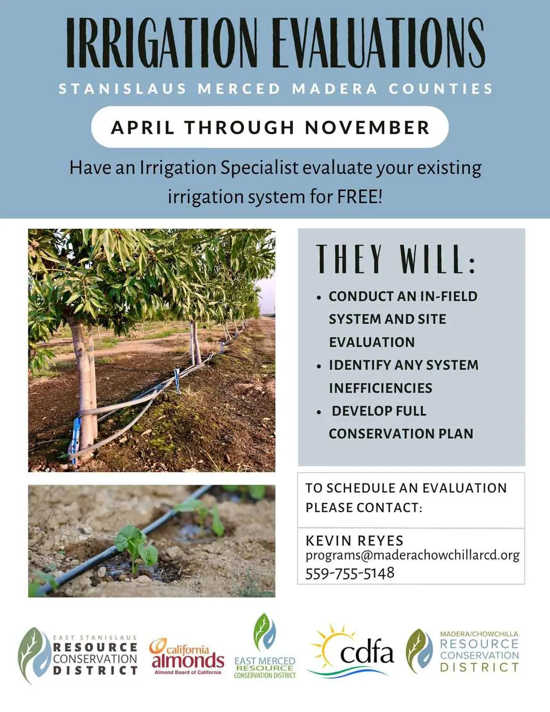 Irrigation Evaluation Program Flyer